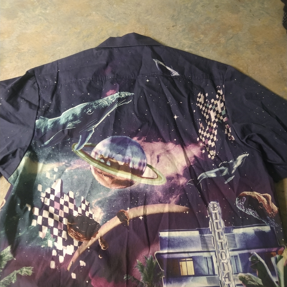 Unique outta this world billionaire boys club button up